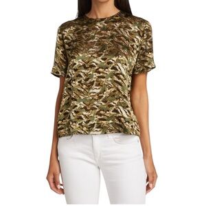 RAG & BONE Gia Burnout Tee Size L